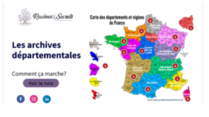 Carte interactives des archives départementales